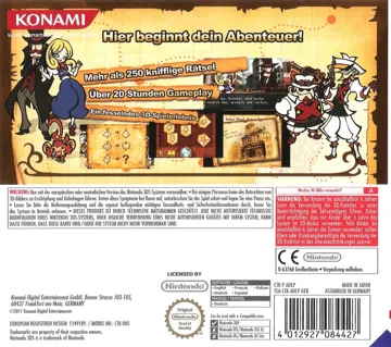 Doctor Lautrec and the Forgotten Knights (Usa) box cover back